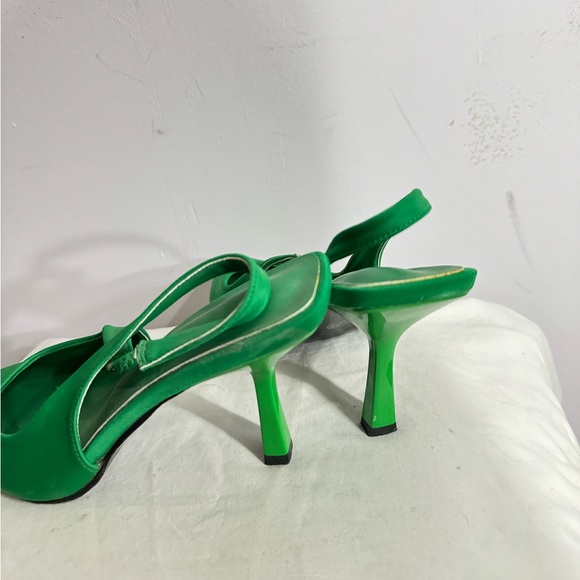 Green heels pumps - Picture 2 of 4